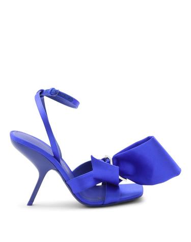 [해외직구][S27]FERRAGAMO 76304301F808004 여성 샌들 플립플랍 조리 슬리퍼 슈즈 블로퍼 로퍼 뮬 ELECTRIC BLUE SATIN HELENA PUMPS