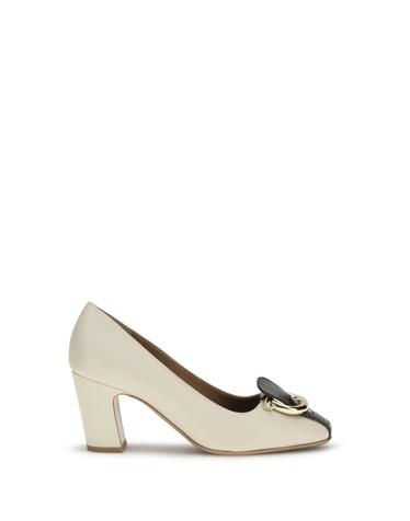 [해외직구][K68]FERRAGAMO 790021 004 여성 펌프스 슬링백 하이힐 스트랩힐 Leather Pumps