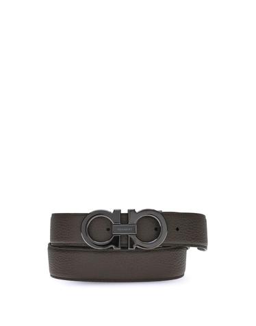 [해외직구][K68]FERRAGAMO 785973 111 남성 벨트 허리띠 서스펜더 Reversible Gancini Belt