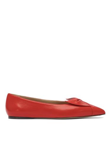[해외직구][V90]Ferragamo 0784991 여성 플랫슈즈 발레리나슈즈 Ballet flats with bow Soft