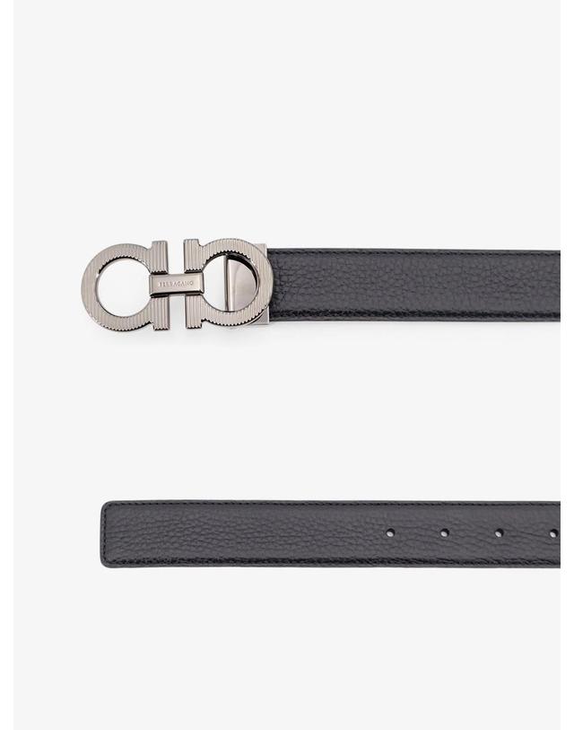페라가모 [해외직구][N85]FERRAGAMO 670574 남성 벨트 허리띠 서스펜더 FERRAGAMO Reversible leather Gancini belt 착용컷
