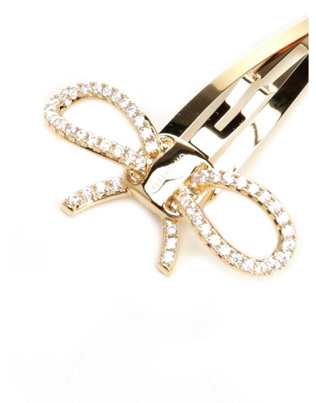 페라가모 [해외직구][A94]FERRAGAMO 340474796257001 여성 헤어핀 헤어밴드 FERRAGAMO FERRAGAMO Bow Hair Clip 착용컷