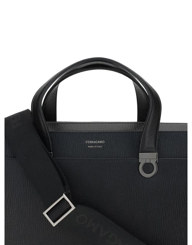 페라가모 [해외직구][K68]FERRAGAMO 786555 001 남성 서류가방 토트백 브리프케이스 Gancini business Handbag 착용컷