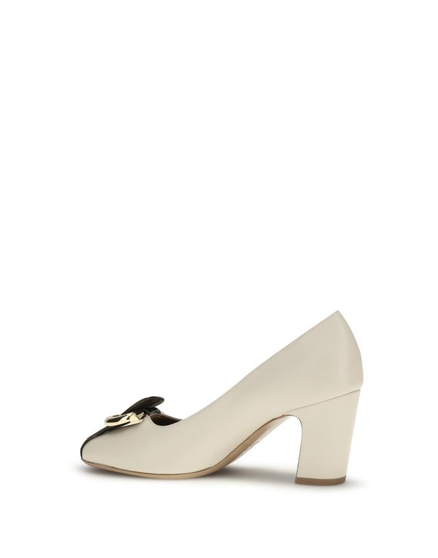 페라가모 [해외직구][K68]FERRAGAMO 790021 004 여성 펌프스 슬링백 하이힐 스트랩힐 Leather Pumps 착용컷
