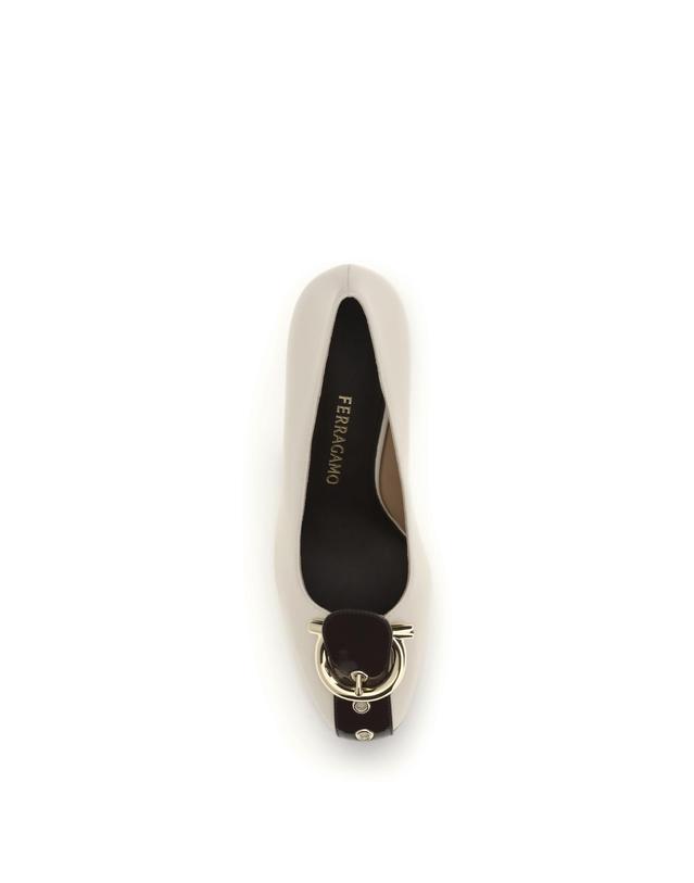 페라가모 [해외직구][K68]FERRAGAMO 790021 004 여성 펌프스 슬링백 하이힐 스트랩힐 Leather Pumps 착용컷