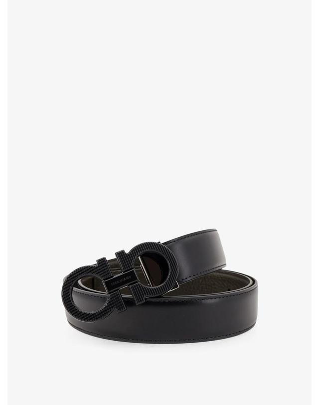 페라가모 [해외직구][N85]FERRAGAMO 670574 남성 벨트 허리띠 서스펜더 FERRAGAMO Reversible leather belt 착용컷