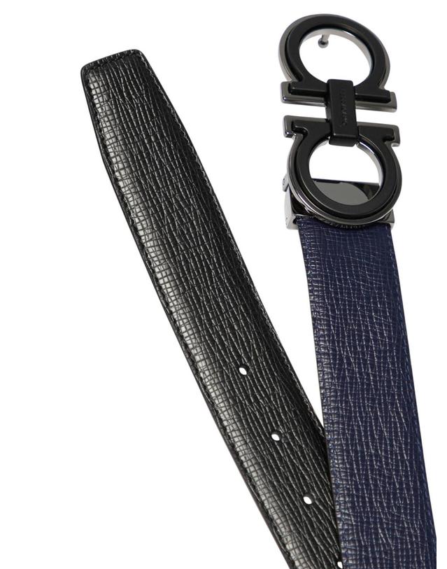 페라가모 [해외직구][V90]Ferragamo 0770682 남성 벨트 허리띠 Gancini Leather belt 착용컷