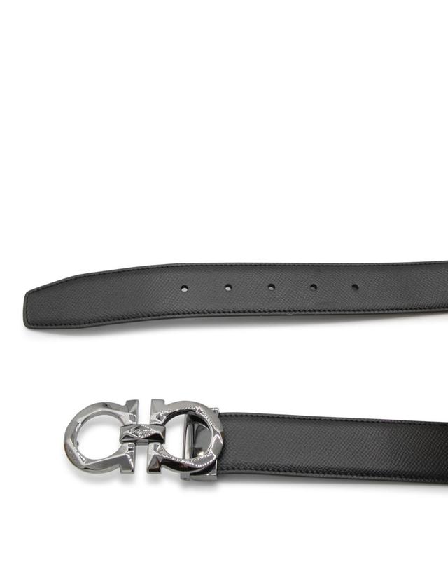 페라가모 [해외직구][Q11]FERRAGAMO 72542167A161003 남성 벨트 허리띠 BLACK LEATHER GANCINI BELT 착용컷