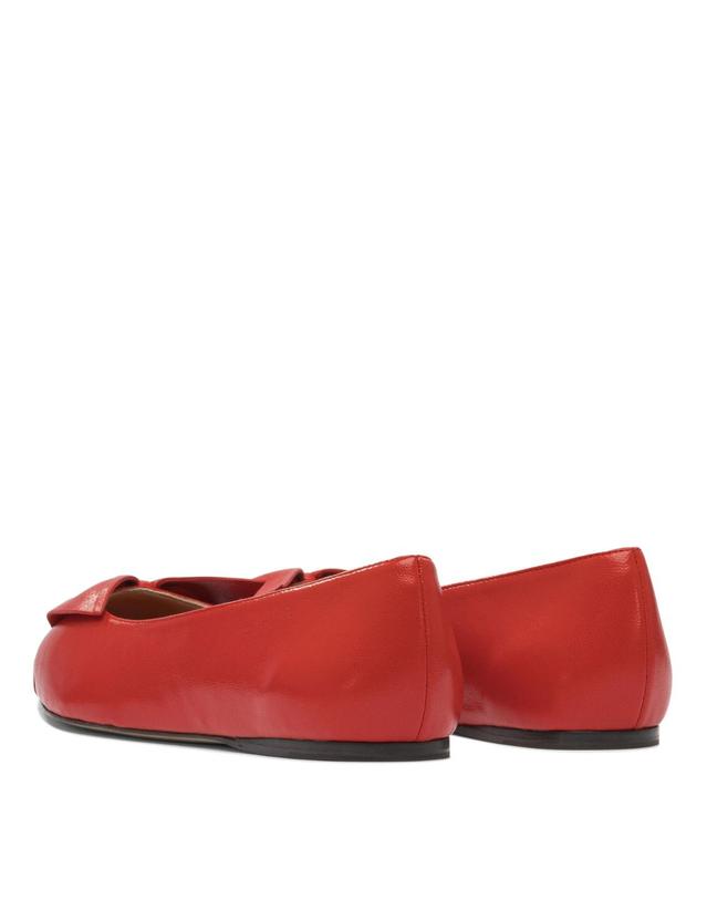 페라가모 [해외직구][V90]Ferragamo 0784991 여성 발레리나 플랫 메리제인 Ballet flats with bow Soft 착용컷