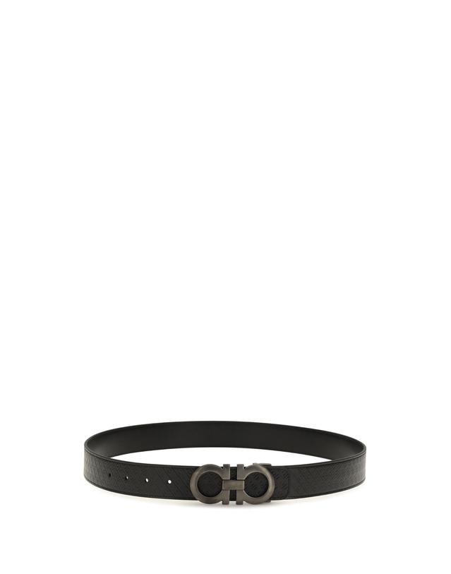 페라가모 [해외직구][K68]FERRAGAMO 780544 185 남성 벨트 허리띠 서스펜더 Reversible Gancini leather Belt 착용컷