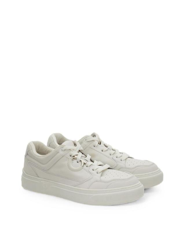 페라가모 [해외직구][P13]FERRAGAMO 02A945795659001 남성 로우탑 하이탑 슬립온 스니커즈 단화 에스빠듀 FERRAGAMO LEATHER SNEAKERS 착용컷