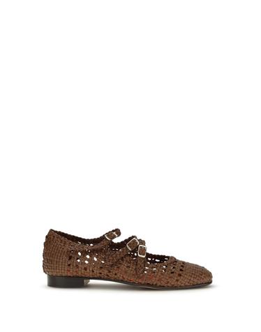 [해외직구][K68]CAREL PARIS ARIANAS333364 30 여성 발레리나슈즈 플랫슈즈 단화 메리제인 Woven leathe Mary Jane Ballerinas