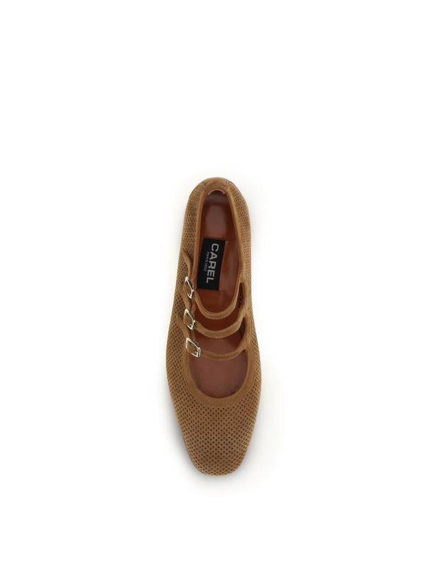 카렐 파리스 [해외직구][K68]CAREL PARIS ARIANA333313 31 여성 발레리나슈즈 플랫슈즈 단화 메리제인 Ariana suede Ballerinas 착용컷