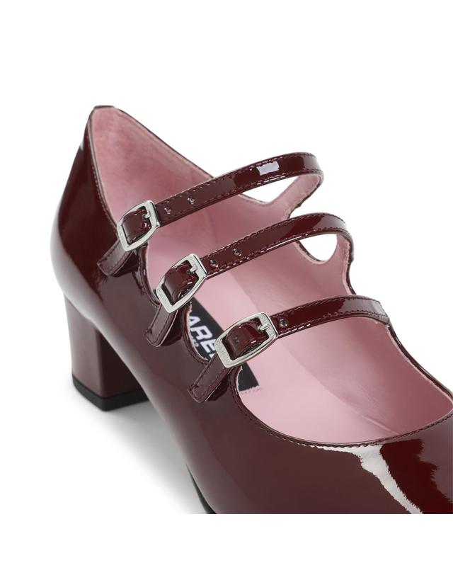 카렐 파리스 [해외직구][D14]CAREL PARIS KINA BORDEAUX 여성 펌프스 하이힐 슬링백 Carel Kina Mary Jane Pumps 착용컷