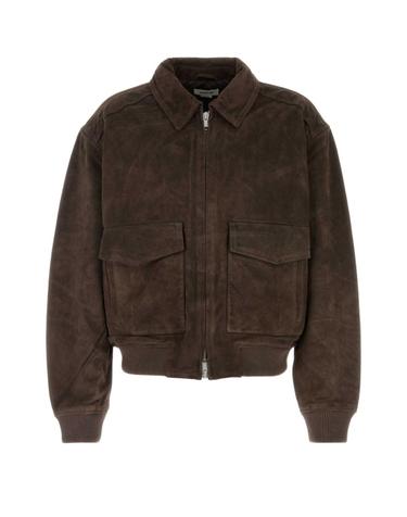 [해외직구][X45]에이골디 A4070 SLBRW 남성 데님 패딩 베스트 다운 블레이저 봄버 Chocolate suede Emil jacket