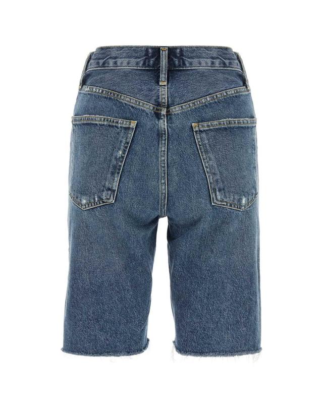 에이골디 [해외직구][X45]에이골디 A0891206 PRCSN 여성 반바지 버뮤다팬츠 숏팬츠 쇼츠 Denim Precision bermuda shorts 착용컷