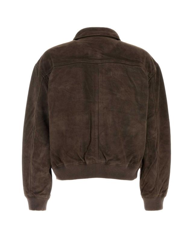 에이골디 [해외직구][X45]에이골디 A4070 SLBRW 남성 데님 패딩 베스트 다운 블레이저 봄버 Chocolate suede Emil jacket 착용컷