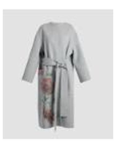 [해외직구][G95]에르뎀 PF26C1180141003BELLEEPOQUE 여성 코트 트렌치코트 케이프 자켓 FLORAL PRINT DOUBLE FACE WOOL BELTED COAT