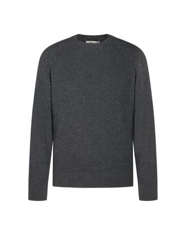 [해외직구][S27]ALTEA 266102222 남성 니트 가디건 브이넥니트 풀오버니트 스웨터 로고 GREY WOOL KNITWEAR