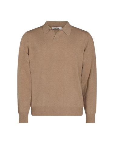 [해외직구][S27]ALTEA 266100431 남성 니트 가디건 브이넥니트 풀오버니트 스웨터 로고 BEIGE WOOL KNITWEAR