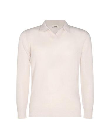 [해외직구][S27]ALTEA 266105325 남성 니트 가디건 브이넥니트 풀오버니트 스웨터 로고 MALTA VIRGIN WOOL AND CASHMERE SWEATER