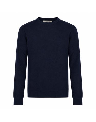 [해외직구][Q11]ALTEA 266105001 남성 니트 스웨터 NAVY VIRGIN WOOL AND CASHMERE BLEND SWEATER