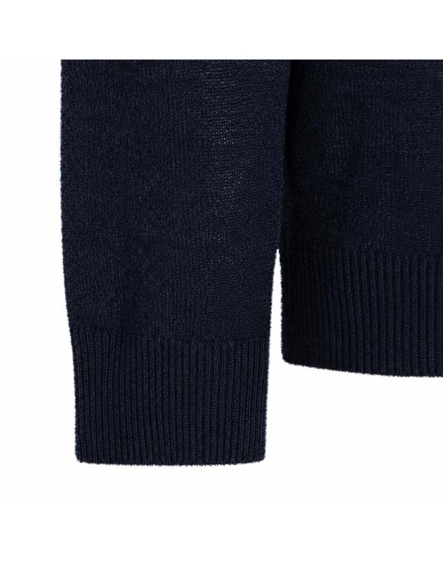 알테아 [해외직구][B47]ALTEA 266105001 남성 니트 스웨터 가디건 NAVY VIRGIN WOOL AND CASHMERE BLEND SWEATER 착용컷