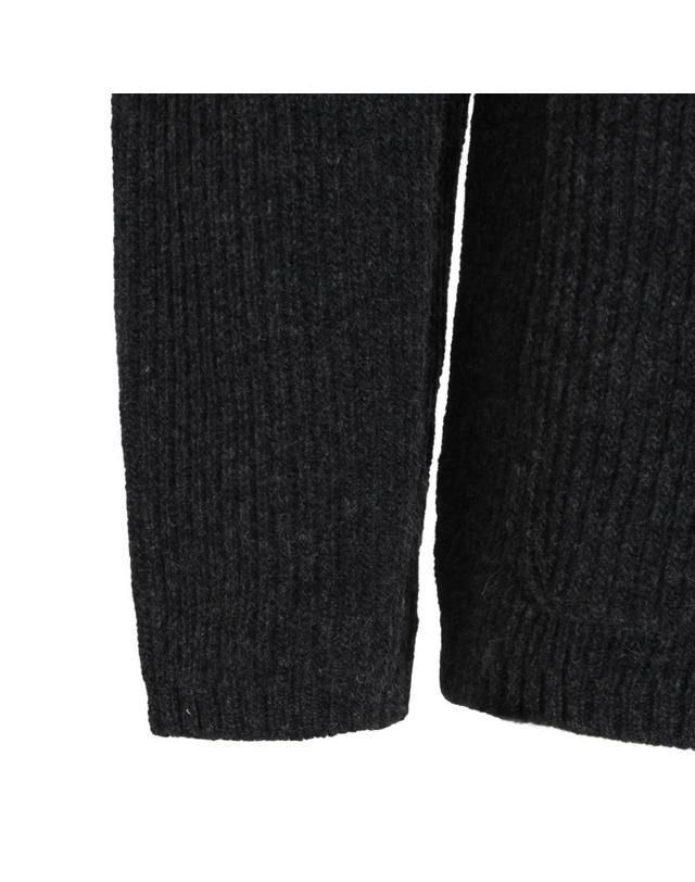 알테아 [해외직구][B47]ALTEA 266102321 남성 니트 스웨터 가디건 DARK GREY VIRGIN WOOL CARDIGAN 착용컷