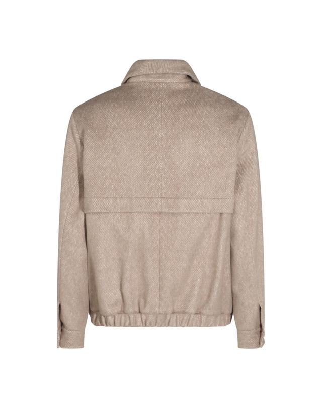 알테아 [해외직구][B47]ALTEA 266730331 남성 자켓 베스트 봄버자켓 BEIGE CASHMERE AND COTTON BLEND ZIPPED JACKET 착용컷