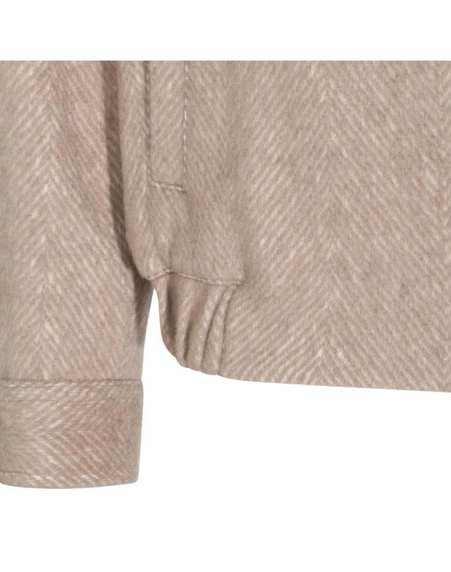 알테아 [해외직구][B47]ALTEA 266730331 남성 자켓 베스트 봄버자켓 BEIGE CASHMERE AND COTTON BLEND ZIPPED JACKET 착용컷