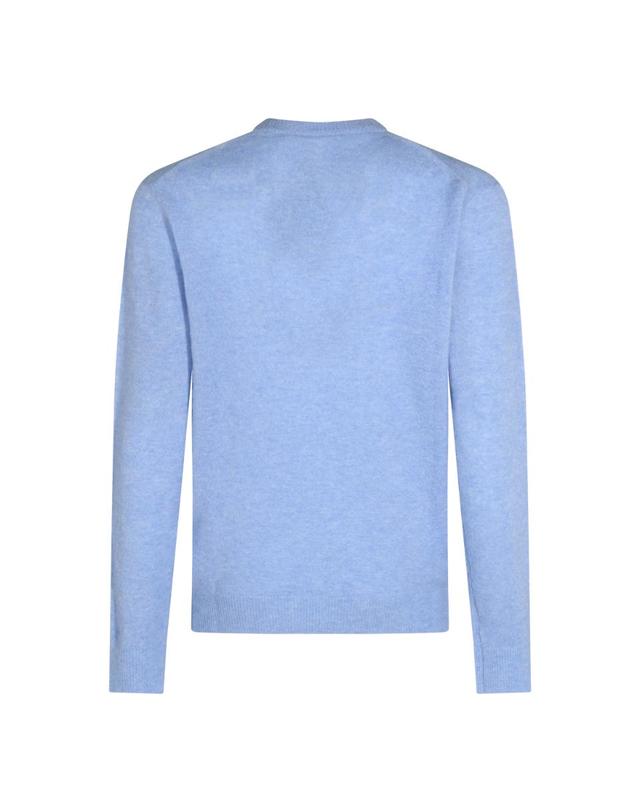 알테아 [해외직구][Q11]ALTEA 266105013 남성 니트 스웨터 LIGHT SKY BLUE VIRGIN WOOL AND CASHMERE BLEND SWEATER 착용컷
