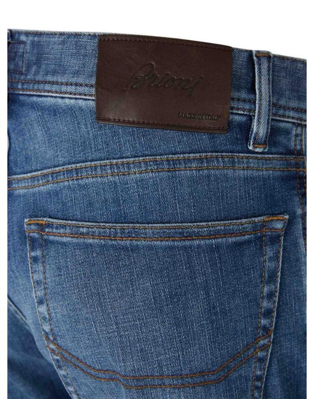 브리오니 [P13]브리오니 SPEI0LPBD064500 남성 진 청바지 데님 데님진 바지 트라우져 하의 BRIONI SLIM FIT DENIM JEANS 착용컷