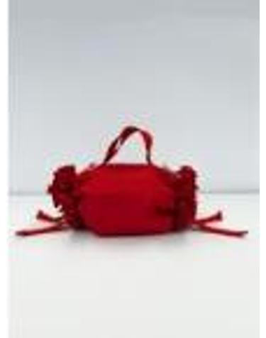 [해외직구][G95]시몬 로샤 BAG223B0761REDRED 여성 토트백 탑핸들백 숄더백 MINI DOUBLE RIBBON ROSETTE BAG