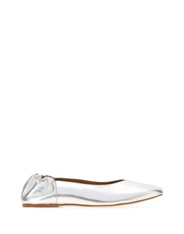 [해외직구][X45]아페쎄 PXCDUF53338 RAB 여성 플랫슈즈 발레리나슈즈 메리제인 Silver leather Juliet ballerinas