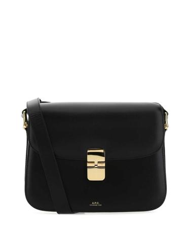 [해외직구][X45]아페쎄 PXBMWF61412 LZZ 여성 크로스백 숄더백 미니백 탑핸들백 Black leather Grace crossbody bag