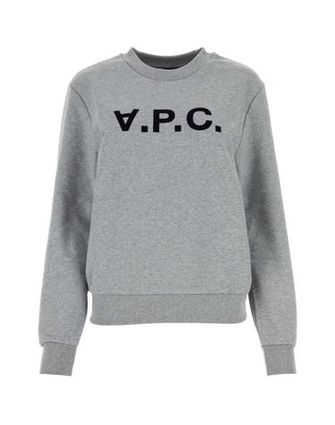 [해외직구][X45]아페쎄 COHBNM27907 TPI 여성 스웨트셔츠 맨투맨 후드 스웻셔츠 Melange grey cotton sweatshirt