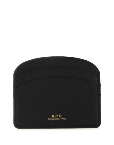 [해외직구][X45]아페쎄 PXBJQF63270 LZZ 여성 지갑 반지갑 장지갑 카드지갑 Black leather Demi Lune card holder