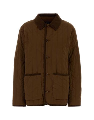 [해외직구][X45]아페쎄 PAAGAM32007 CAA 여성 자켓 베스트 블레이저 봄버 데님 Brown stretch nylon Leone jacket