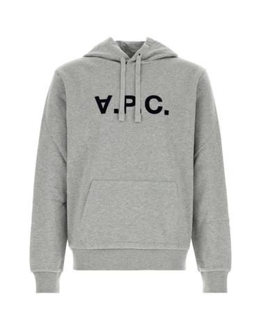 [해외직구][X45]아페쎄 COHBNM37012 TPI 남성 맨투맨 스웨트셔츠 후드 Melange grey stretch cotton sweatshirt