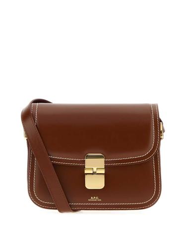 [해외직구][X45]아페쎄 PXCDNF61413 CAD 여성 크로스백 숄더백 미니백 탑핸들백 Chocolate leather small Grace crossbody bag