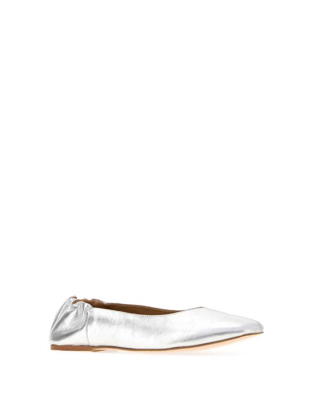 아페세 [해외직구][X45]아페쎄 PXCDUF53338 RAB 여성 플랫슈즈 발레리나슈즈 메리제인 Silver leather Juliet ballerinas 착용컷