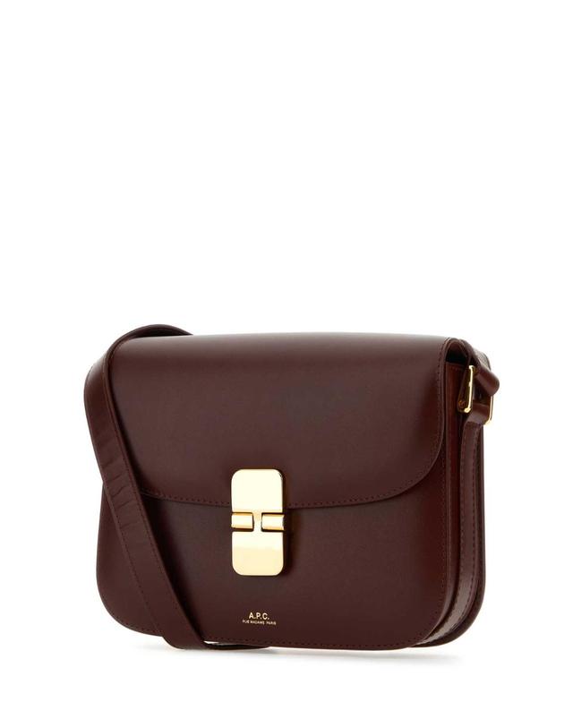아페세 [해외직구][X45]아페쎄 PXBMWF61413 GAE 여성 토트백 쇼퍼백 탑핸들백 핸드백 Grape leather small Grace crossbody bag 착용컷