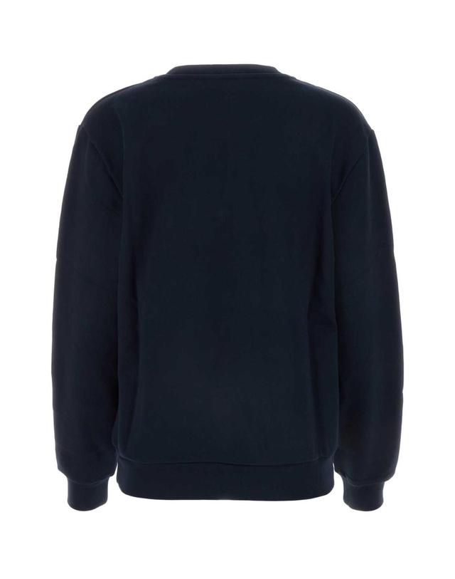 아페세 [해외직구][X45]아페쎄 COHBNM27907 TIQ 여성 스웨트셔츠 맨투맨 후드 스웻셔츠 Midnight blue cotton sweatshirt 착용컷