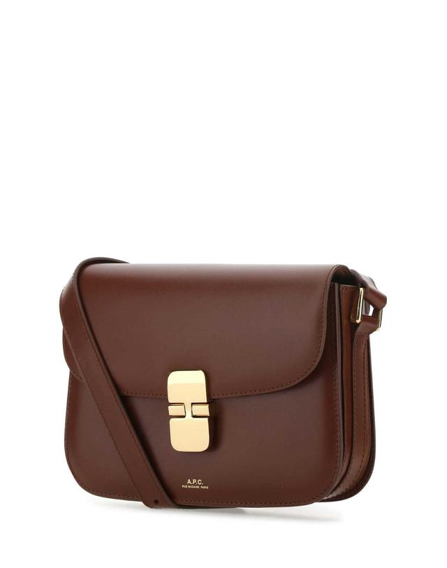 아페세 [해외직구][X45]아페쎄 PXBMWF61413 CAD 여성 토트백 쇼퍼백 탑핸들백 핸드백 Brown leather small Grace crossbody bag 착용컷