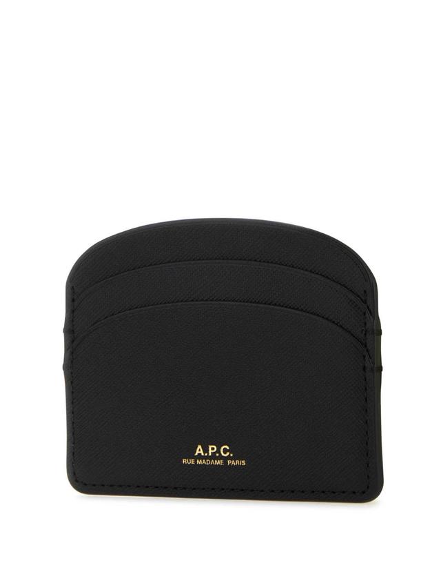 아페세 [해외직구][X45]아페쎄 PXBJQF63270 LZZ 여성 지갑 반지갑 장지갑 카드지갑 Black leather Demi Lune card holder 착용컷