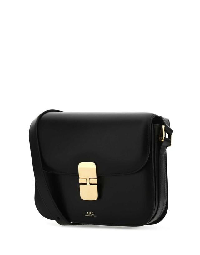 아페세 [해외직구][X45]아페쎄 PXBMWF61413 LZZ 여성 토트백 쇼퍼백 탑핸들백 핸드백 Black leather small Grace crossbody bag 착용컷