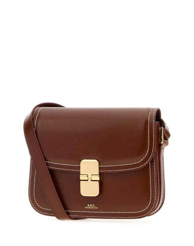 아페세 [해외직구][X45]아페쎄 PXCDNF61413 CAD 여성 크로스백 숄더백 미니백 탑핸들백 Chocolate leather small Grace crossbody bag 착용컷
