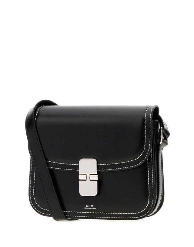 아페세 [해외직구][X45]아페쎄 PXCEDF61413 LZZ 여성 토트백 쇼퍼백 탑핸들백 핸드백 Black leather small Grace shoulder bag 착용컷