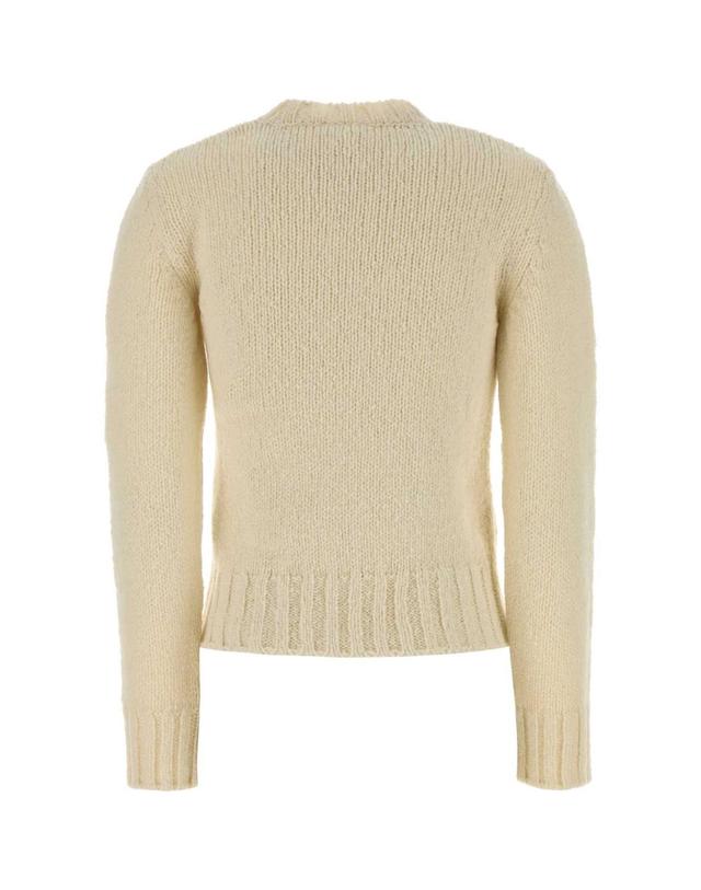 아페세 [해외직구][X45]아페쎄 WVBCHF23475 AAC 여성 스웨터 니트 가디건 Ivory wool Court sweater 착용컷