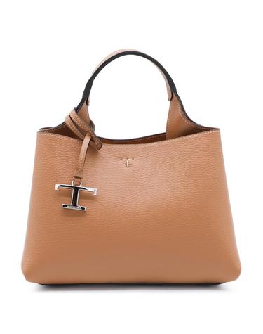 [해외직구][B47]토즈 XBWAPAEL000QRIS410 여성 토트백 탑핸들백 가방 BROWN LEATHER APA T MINI TOP HANDLE BAG